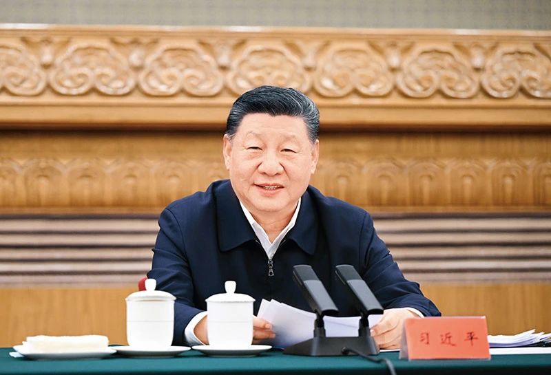 1 2025年2月17日,中共中央总书记、国家主席、中央军委主席习近平在京出席民营企业座谈会并发表重要讲话。 新华社记者 谢环驰摄.jpg